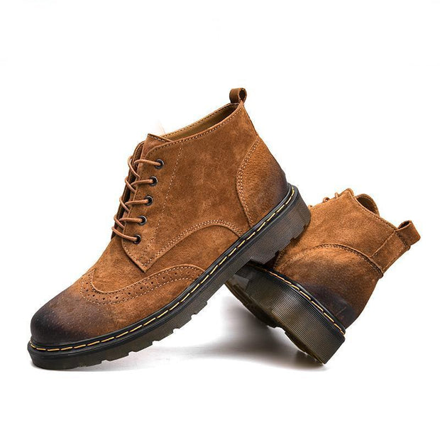 Denzell Outwear Vintage Leather Boots Denzell Outwear 