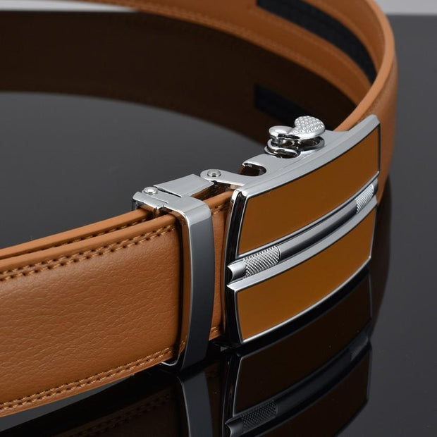 Denzell Outwear Chrome Mission Leather Belt Denzell Outwear 