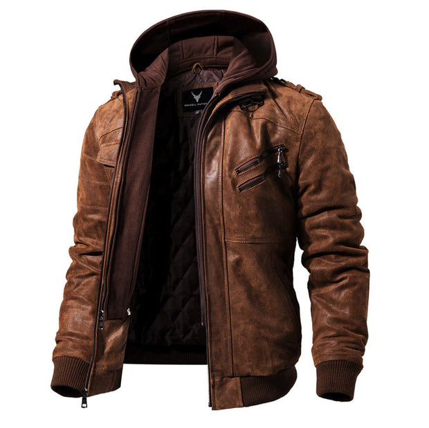 Denzell Outwear Tornado Leather Jacket