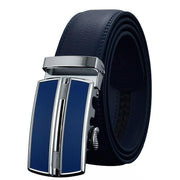 Denzell Outwear Chrome Mission Leather Belt Denzell Outwear DarkBlue 43inches - 110cm 