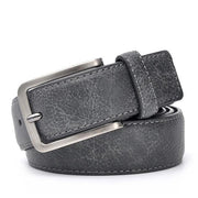 Denzell Outwear Vintage Style Leather Belt Denzell Outwear 41inches - 105cm DarkGray 