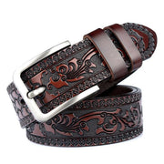 Denzell Outwear Royal Leather Belt Denzell Outwear Maroon 41inches - 105cm 