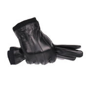 Denzell Outwear Lined Leather Gloves Denzell Outwear Black S/M 